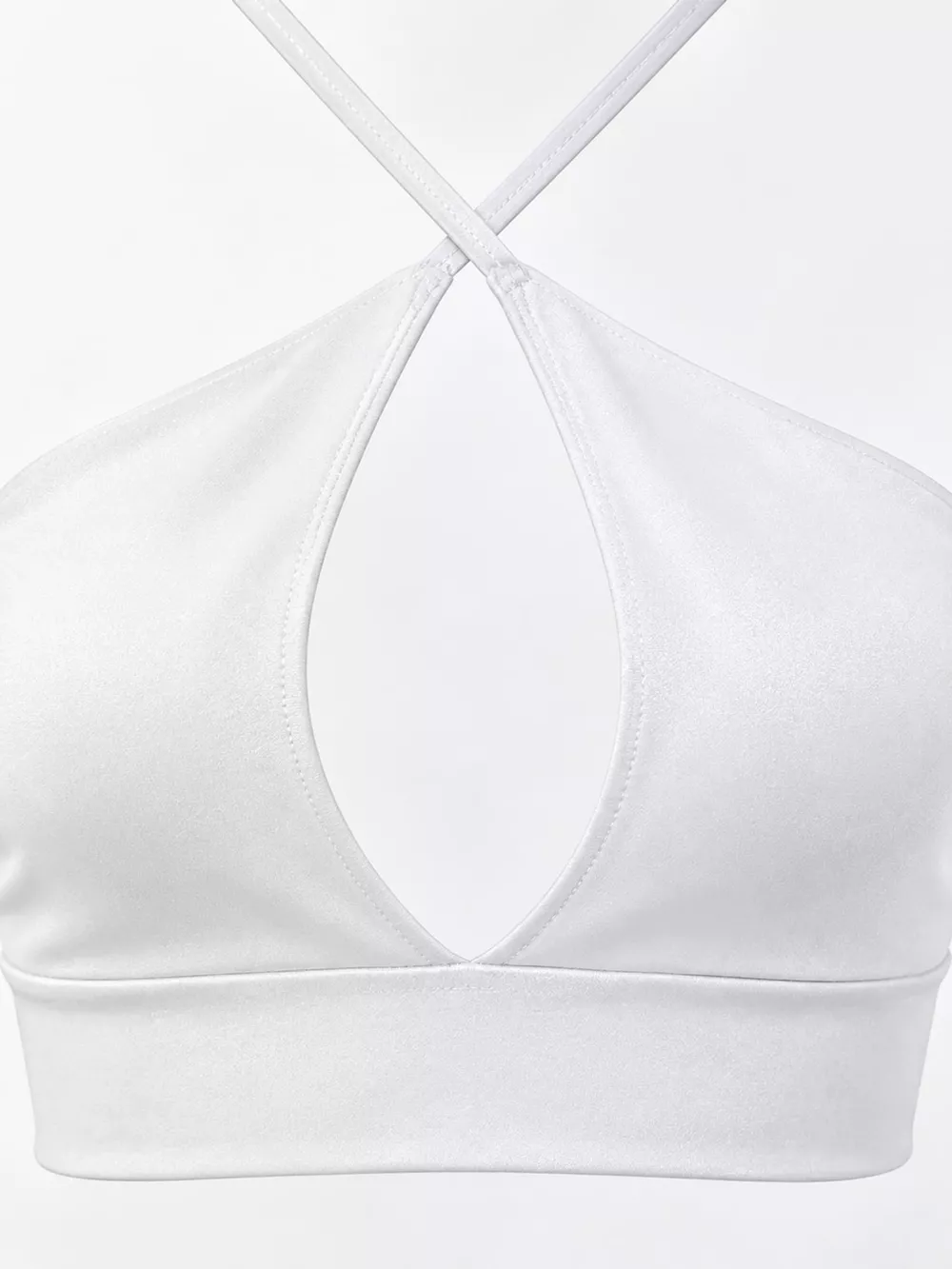 Halter Neck Cut-Out Crop Cami, image 8