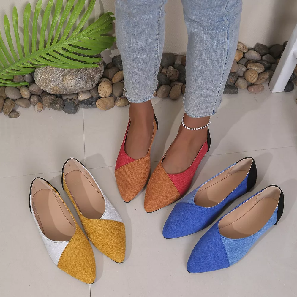 Point Toe Flats Slip-Ons, image 2