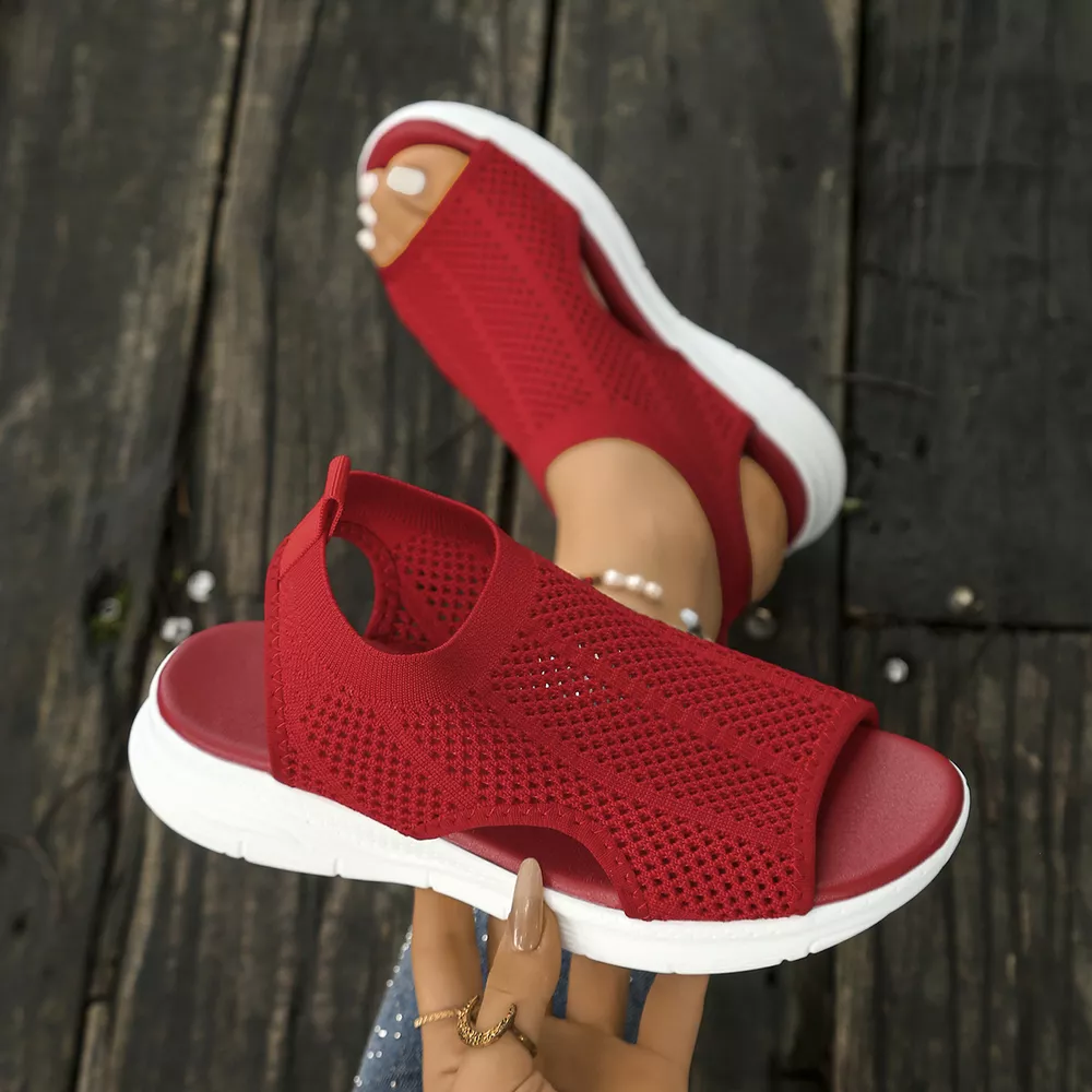 Breathable Mesh Open Toe Sandals, image 12