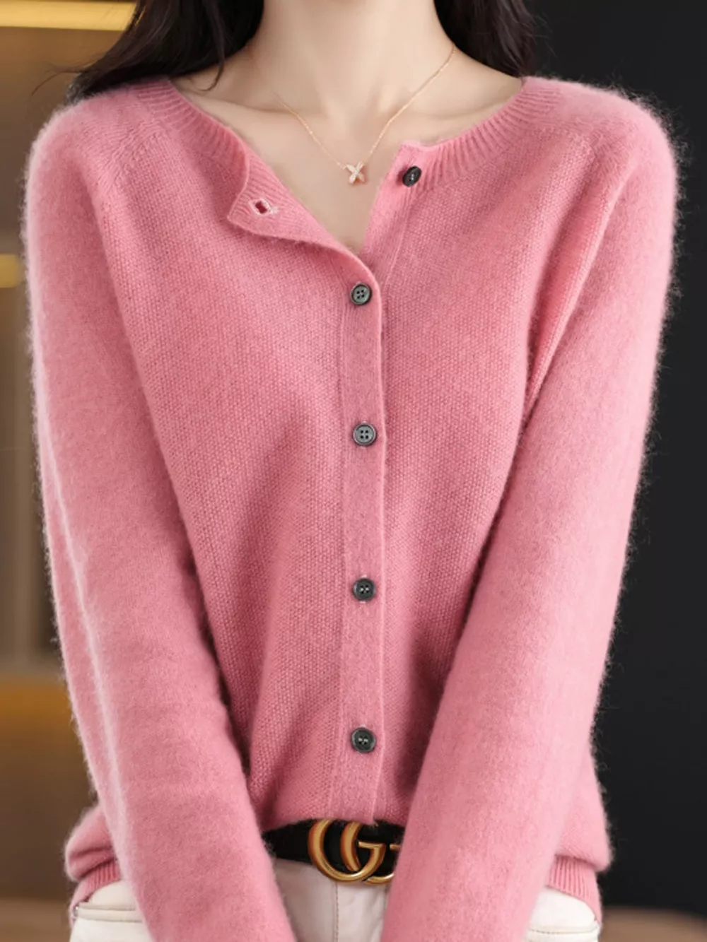 Button-Down Long Sleeve Cardigan, image 32