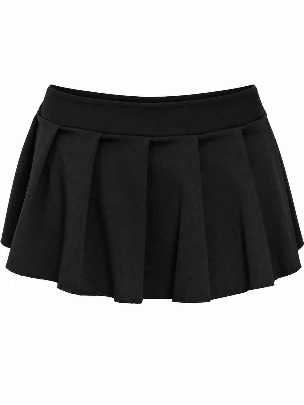 Low Waist Pleated Micro Mini Skirt, image 14