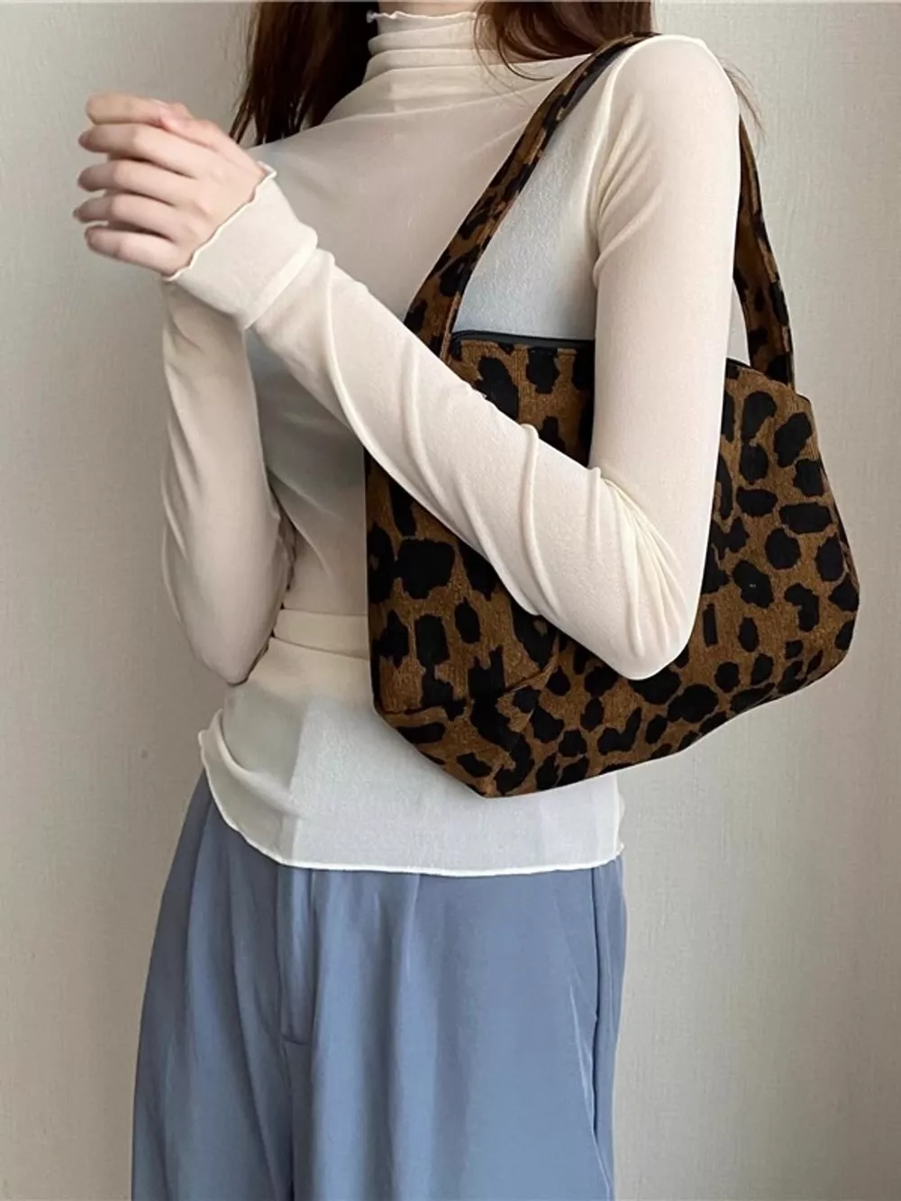 Turtleneck Long Sleeve Slim Fit T-Shirt, image 22