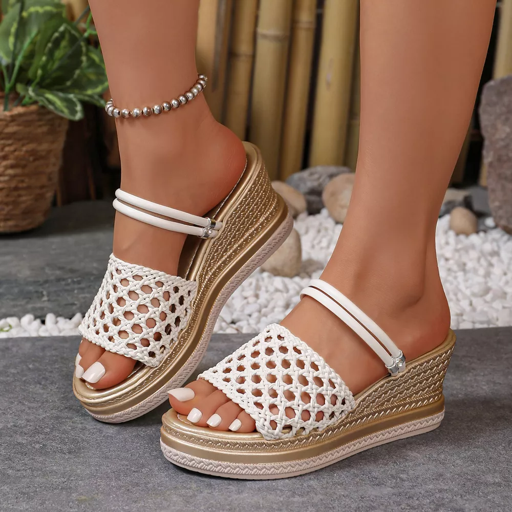 Open Toe Wedge Sandals, image 9