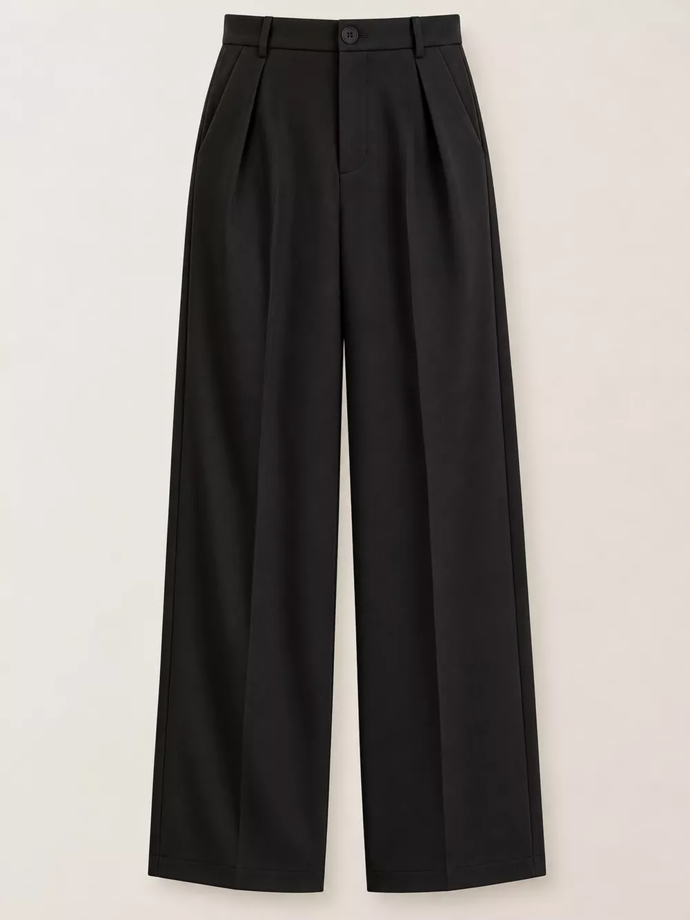 High-Waisted Pleated Wide-Leg Pants, image 5