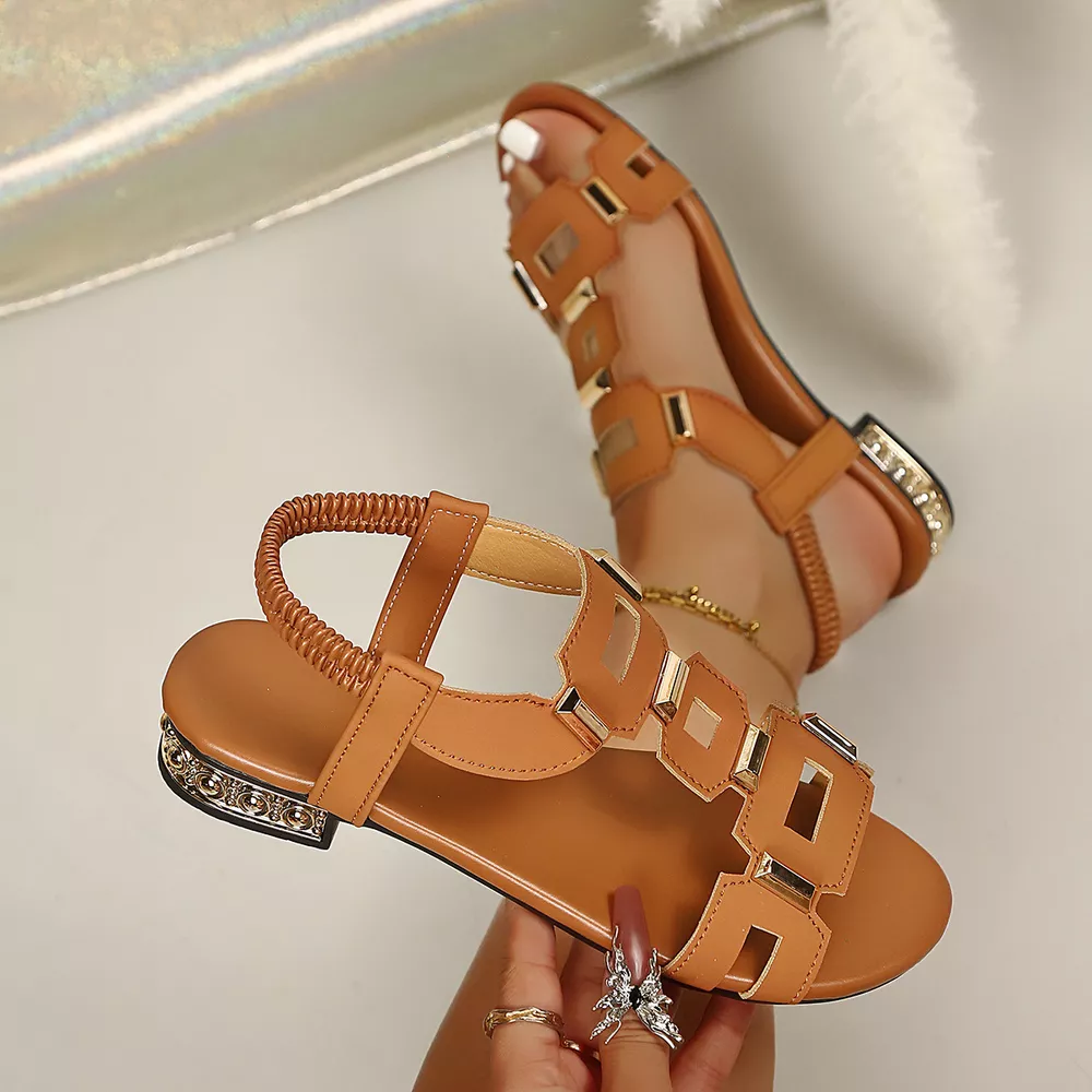 Open Toe Flats Sandals, image 9