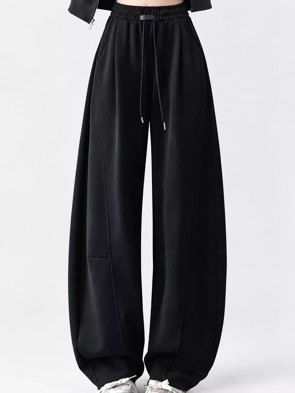 Full Size Drawstring Loose Fit Wide-Leg Sweatpants Plus Size, image 28