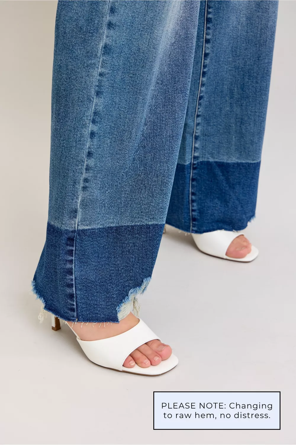Raw Hem High Waist Column Straight Jeans, image 8
