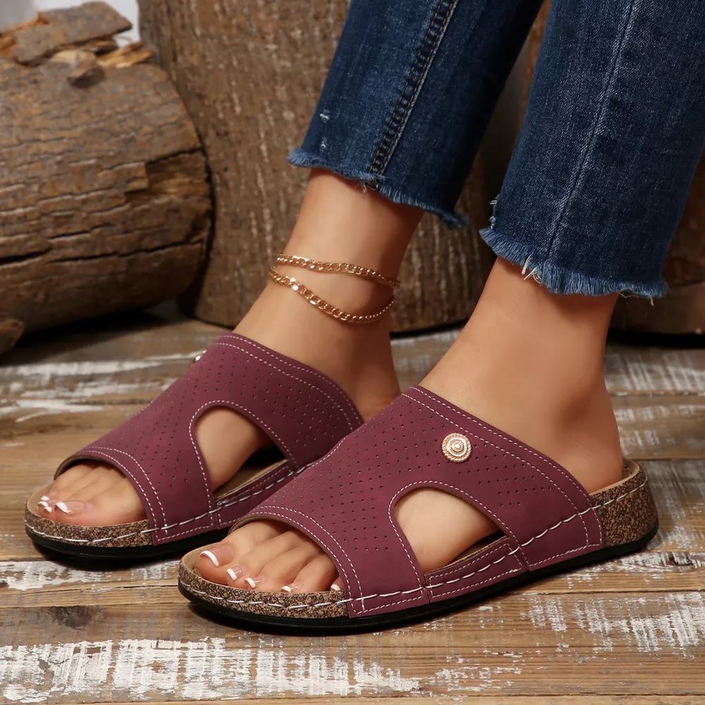 Open Toe Wedge Sandals, image 8
