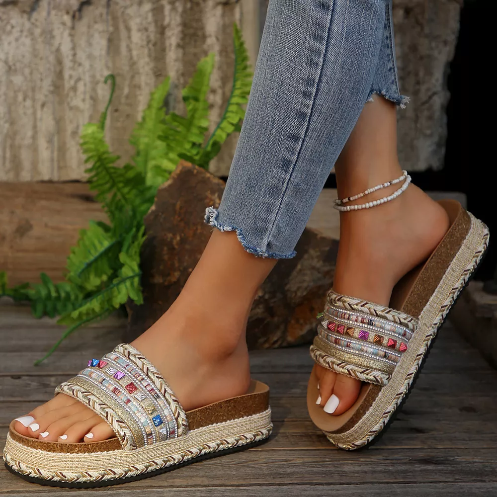 Open Toe Platform Sandals, image 3