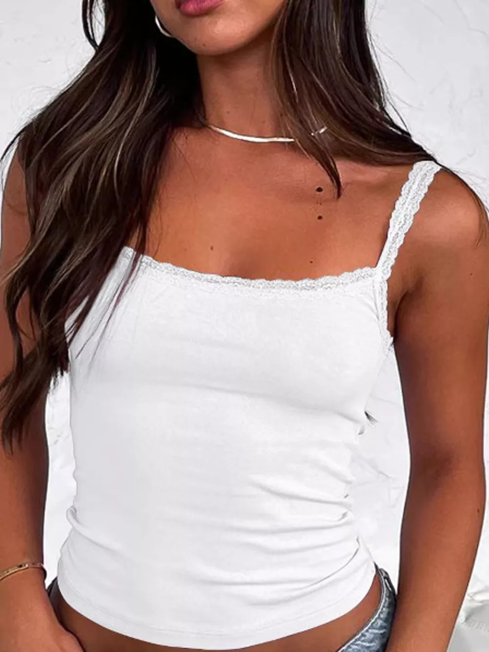 Lace Detail Cami Top, image 16