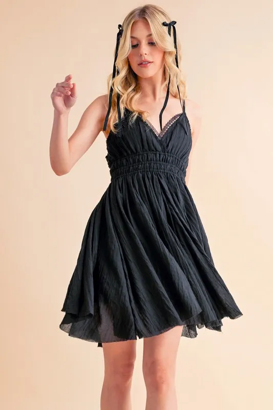 Lace Detail Mini Cami Dress, image 11