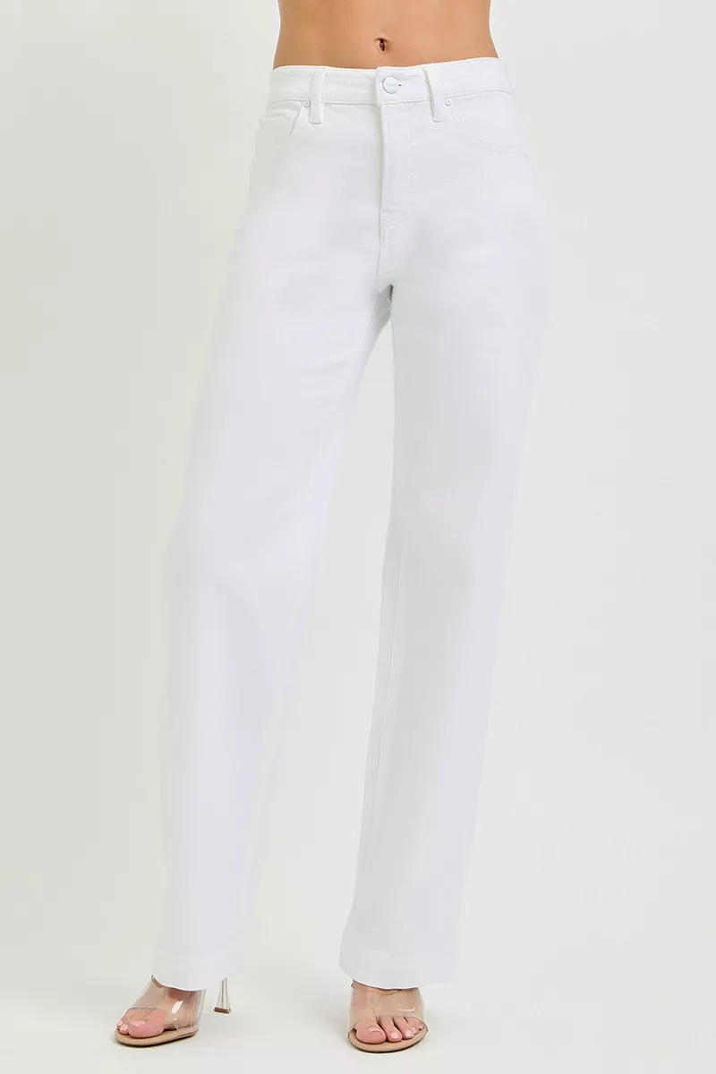 Full Size High Rise Wide Baggy Pants Plus Size