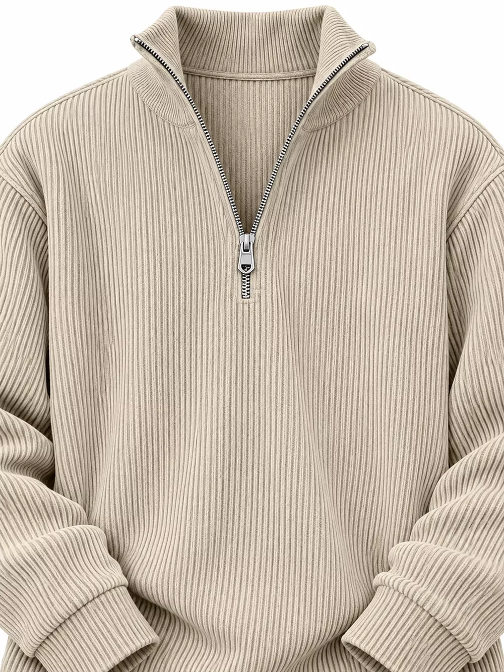 Men's Full Size Quarter-Zip Long Sleeve Sweatshirt Plus Size, image 20