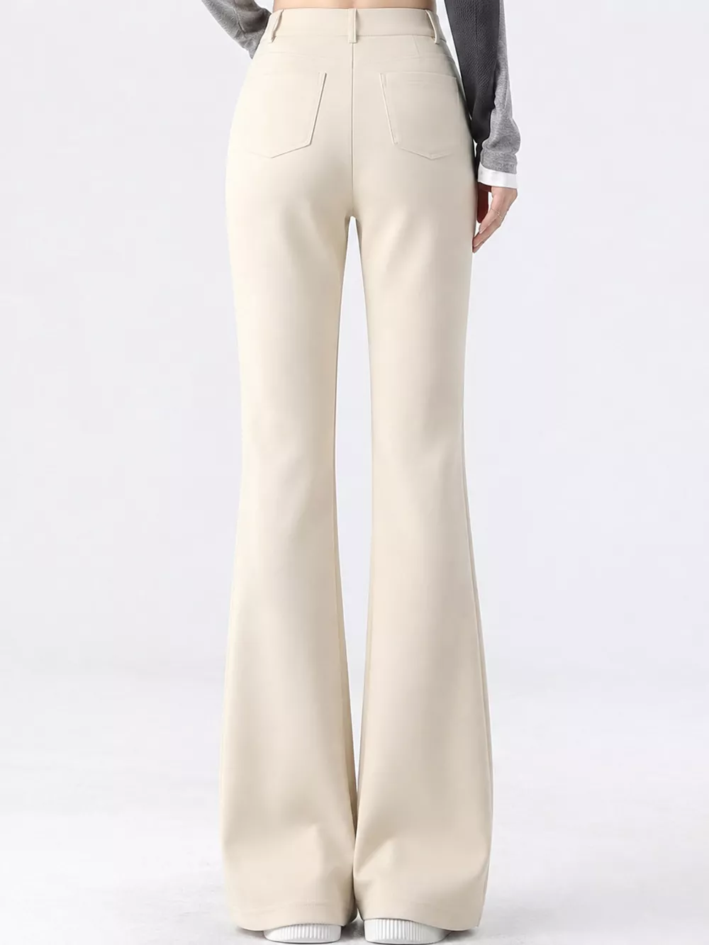Full Size High-Waisted Slim-Fit Straight-Leg Pants Plus Size, image 34