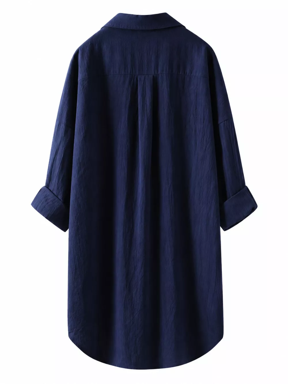 Full Size Casual Button-Down Shirt with Dual Chest Pockets Plus Size, image 31