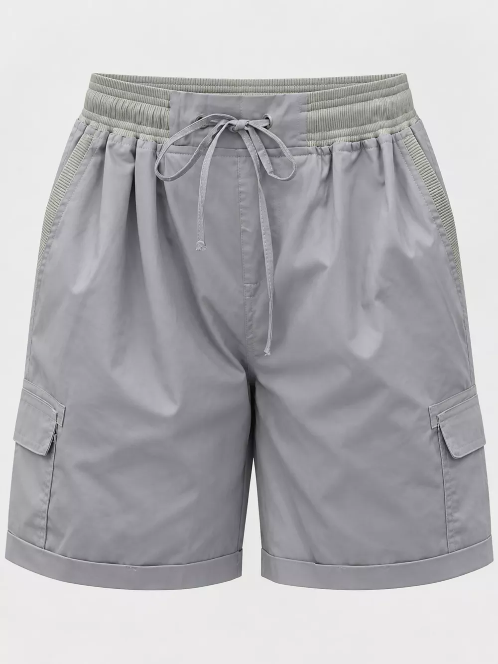 Full Size Drawstring Cargo Shorts Plus Size, image 71