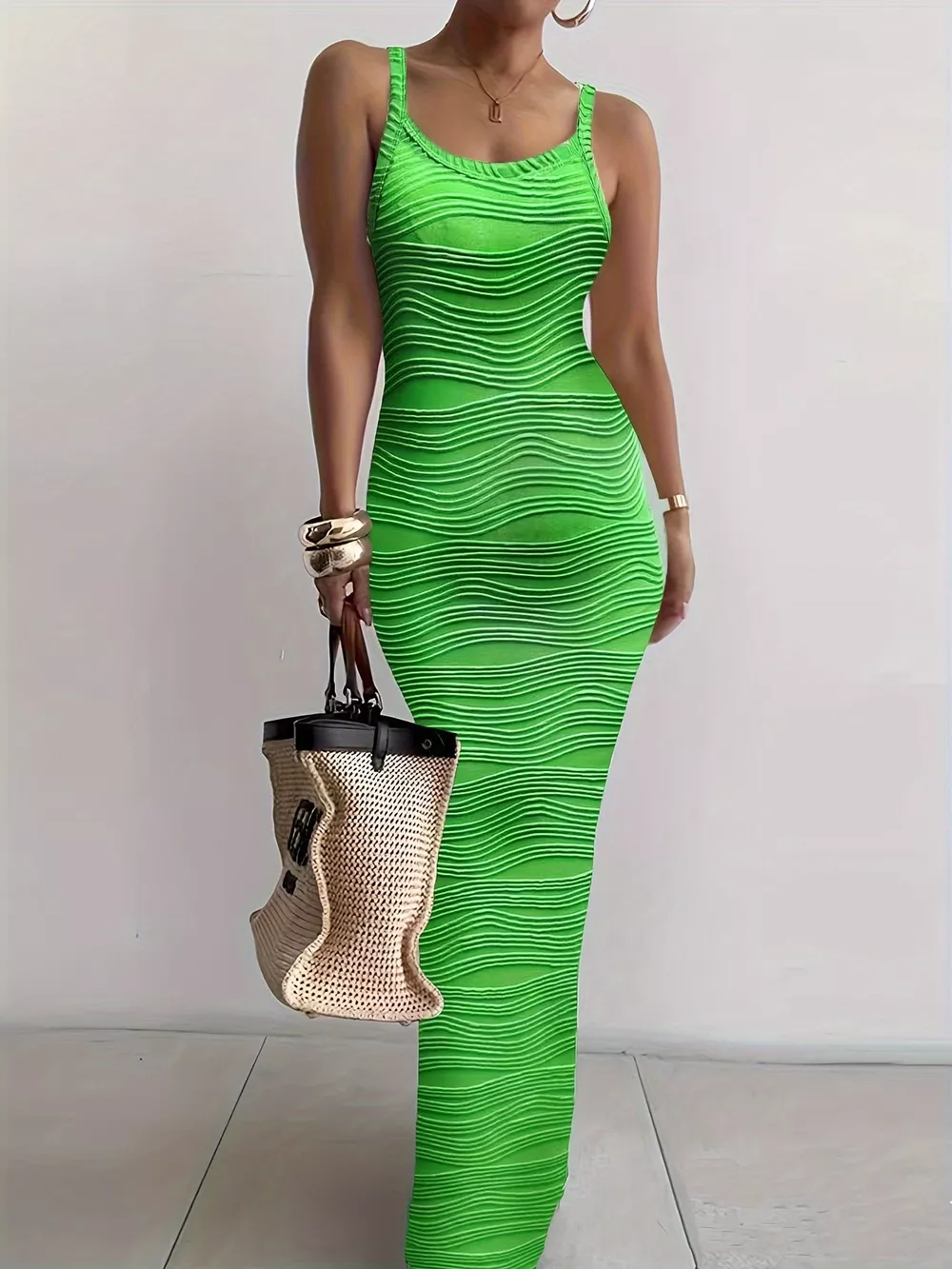 Sleeveless Bodycon Maxi Dress, image 16