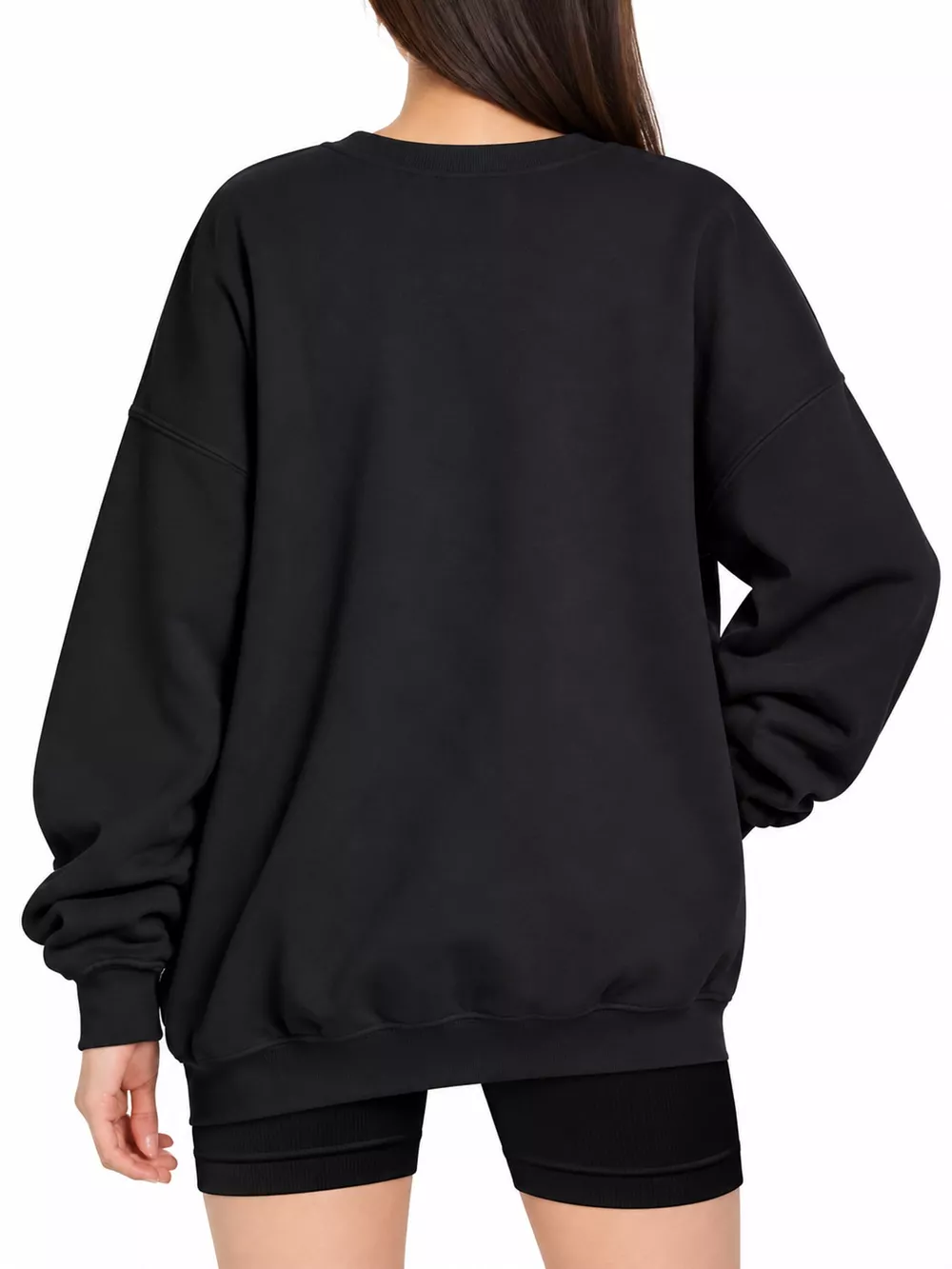 Full Size Crew Neck Dropped Shoulder Sweatshirt Plus Size, image 11