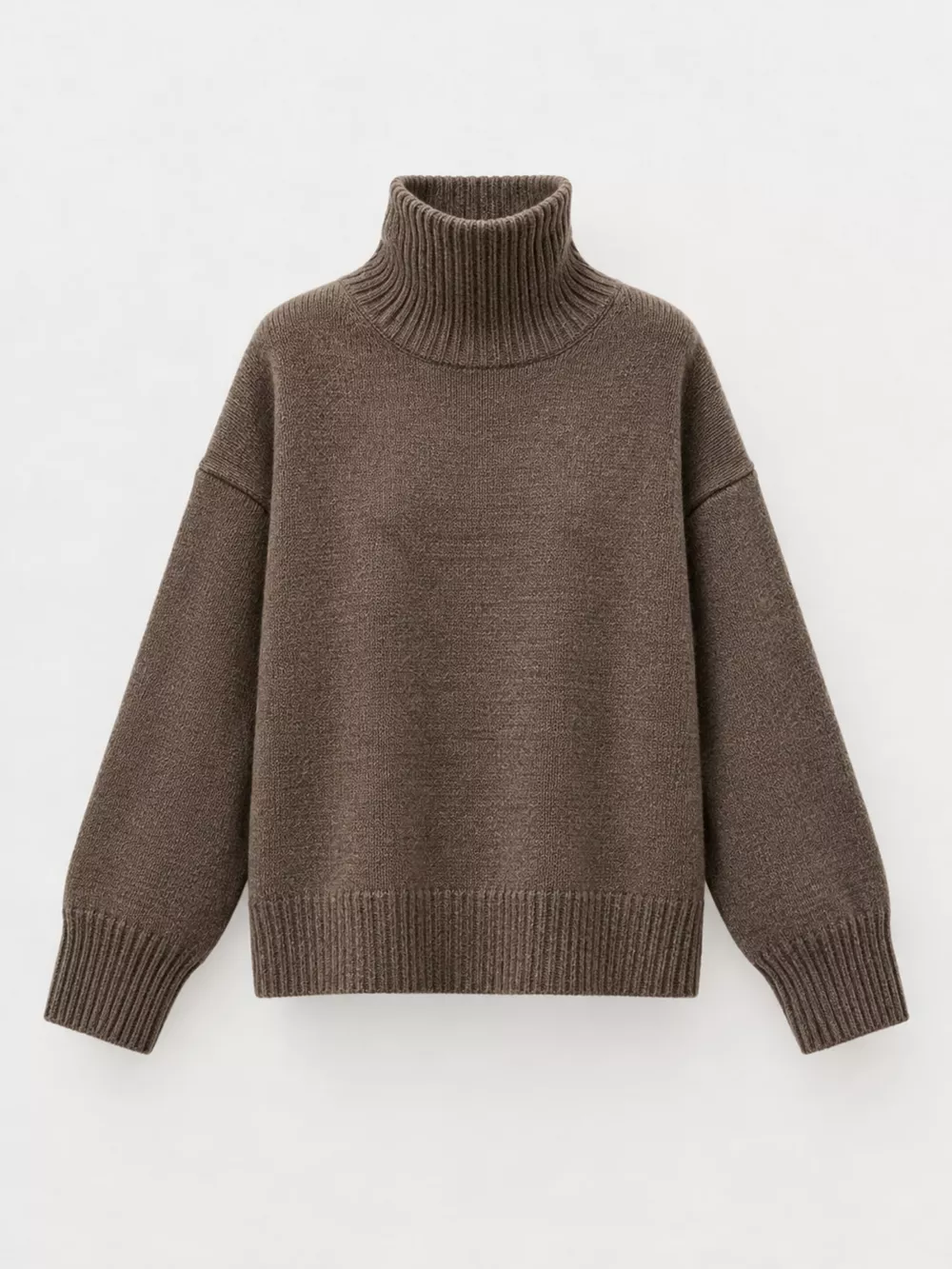Oversized Turtleneck Wool Sweater, image 17