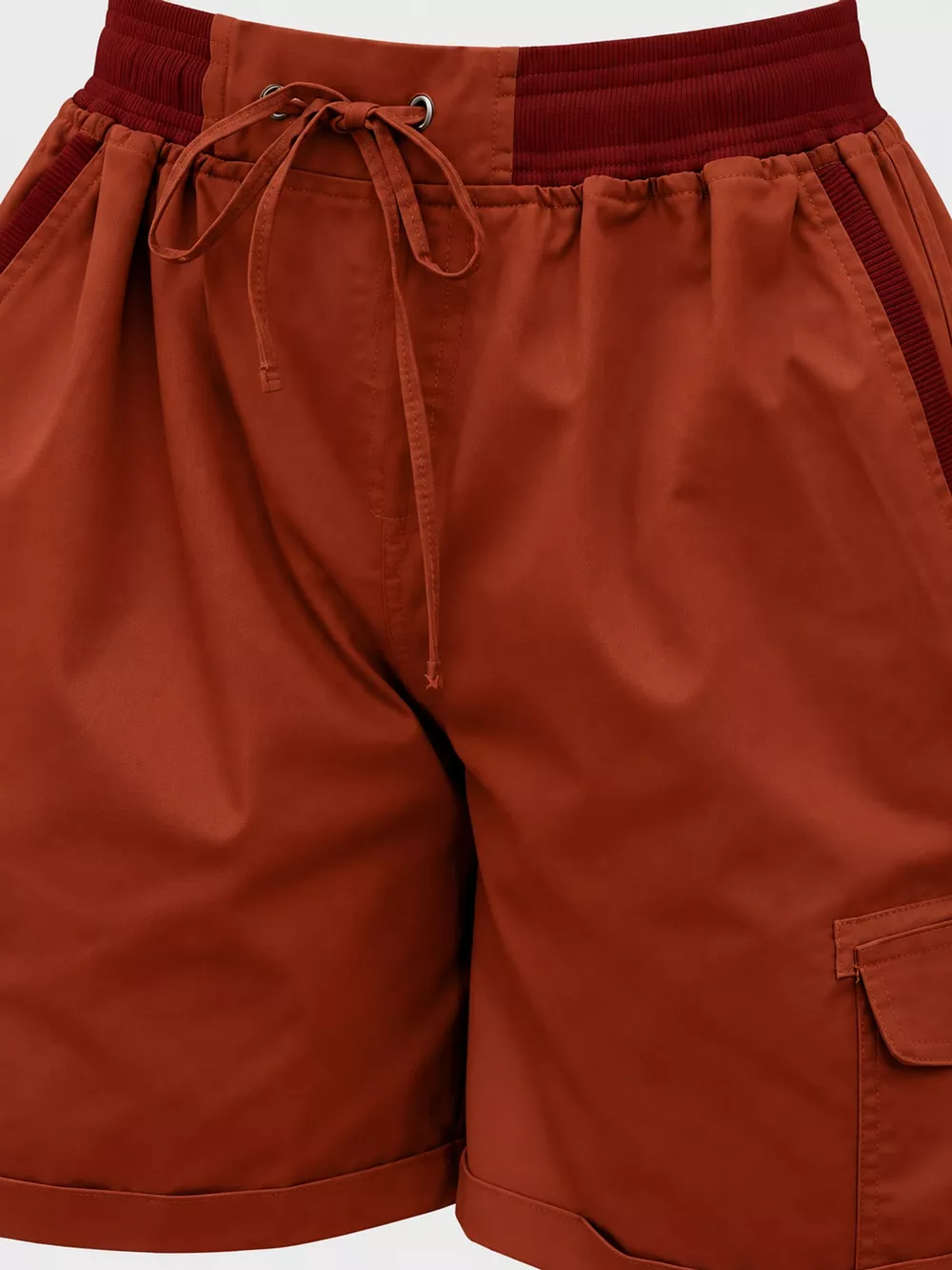 Full Size Drawstring Cargo Shorts Plus Size, image 20