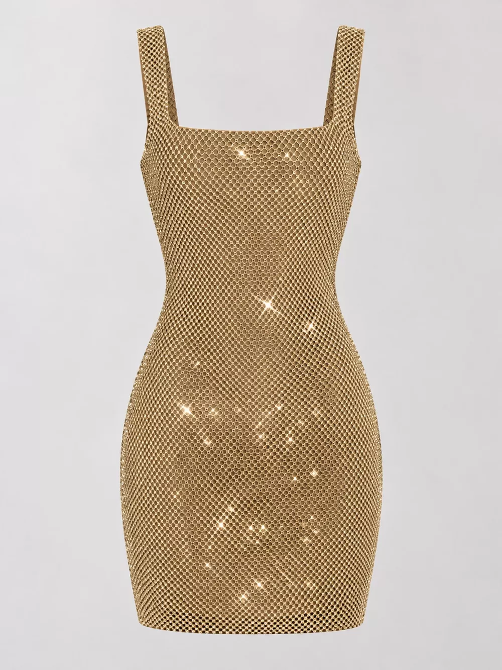 Backless Rhinestone Embellished Bodycon Mini Dress, image 14