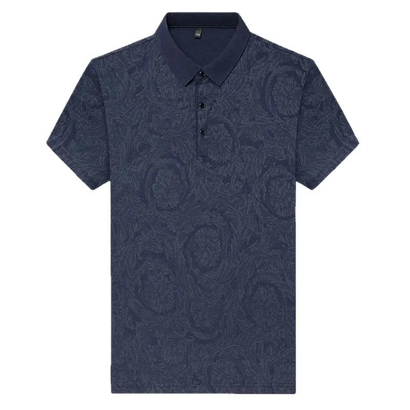 Men's Plus Size Button Detail Short Sleeve Polo, image 4