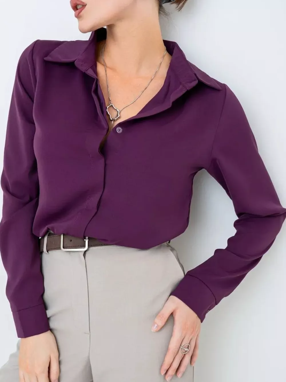 Button Up Long-Sleeve Shirt, image 91