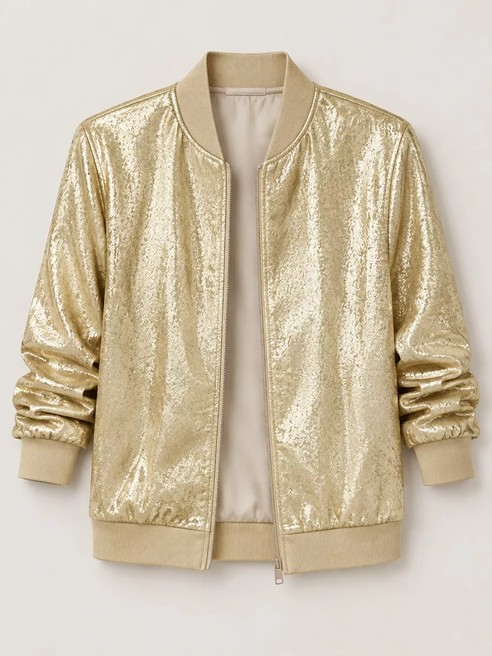 Full Size Zip Up Long Sleeve Jacket Plus Size, image 3