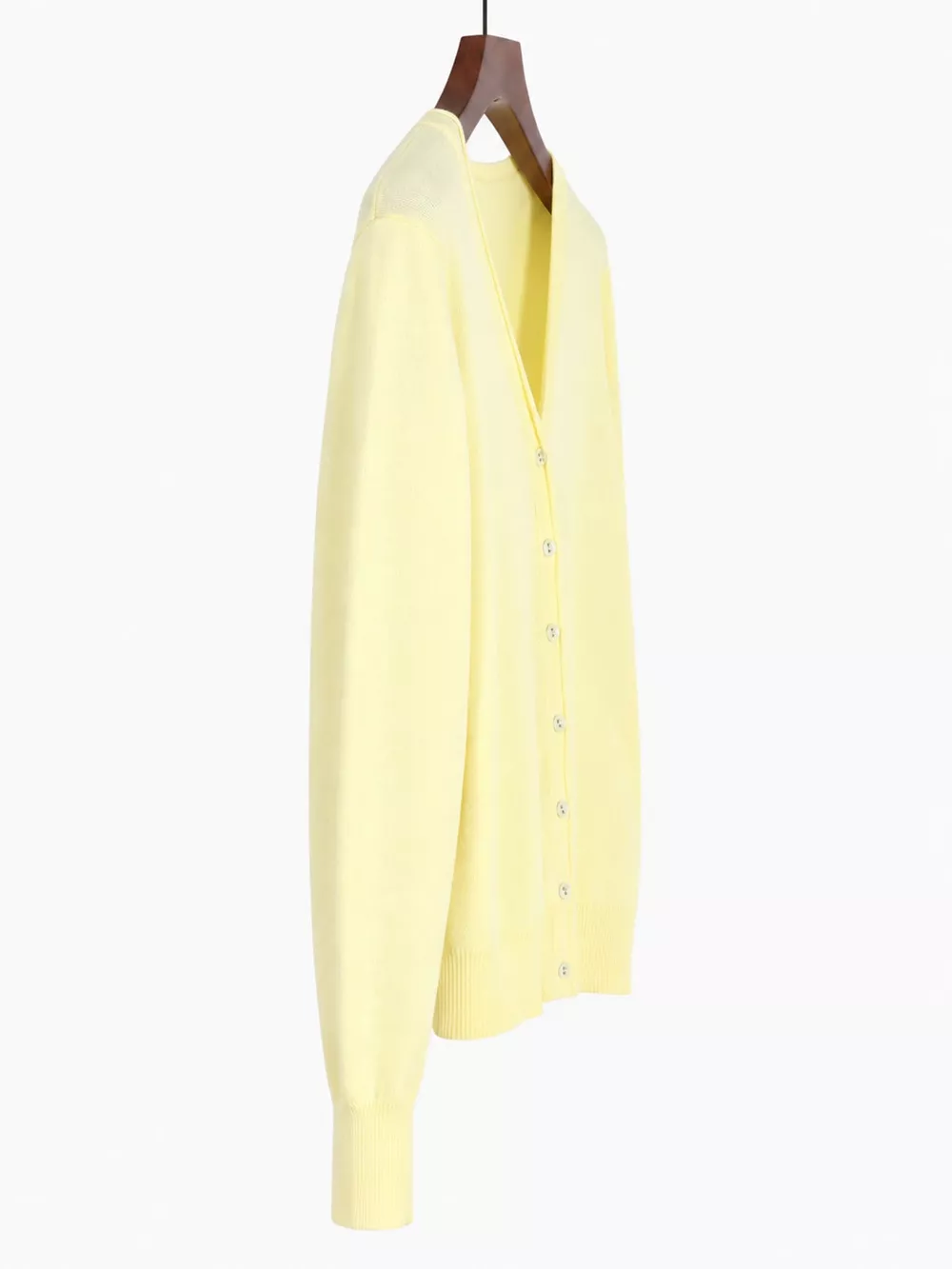 Classic V-Neck Button-Down Knit Cardigan, image 42