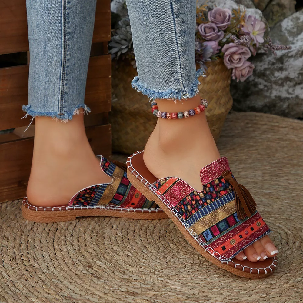 Tassel Open Toe Sandals, image 11