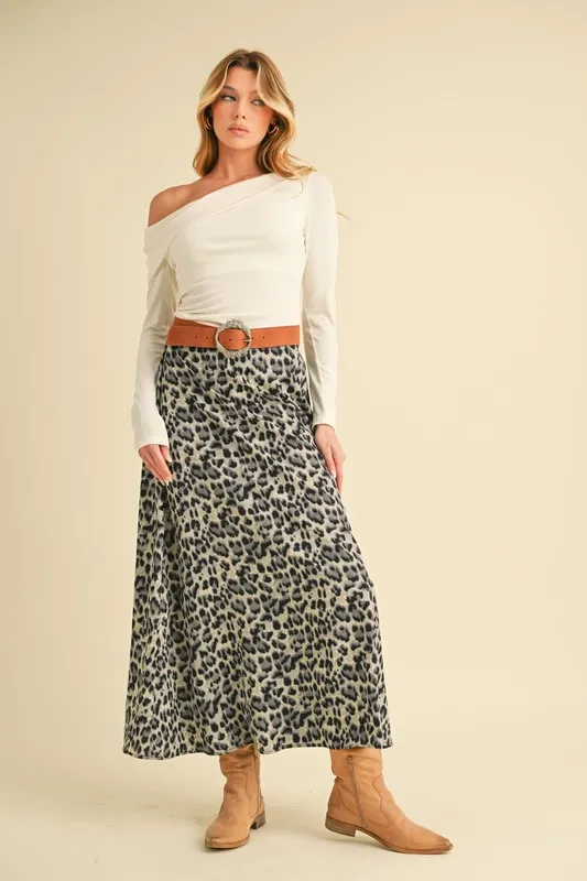 Leopard Midi Skirt, image 7