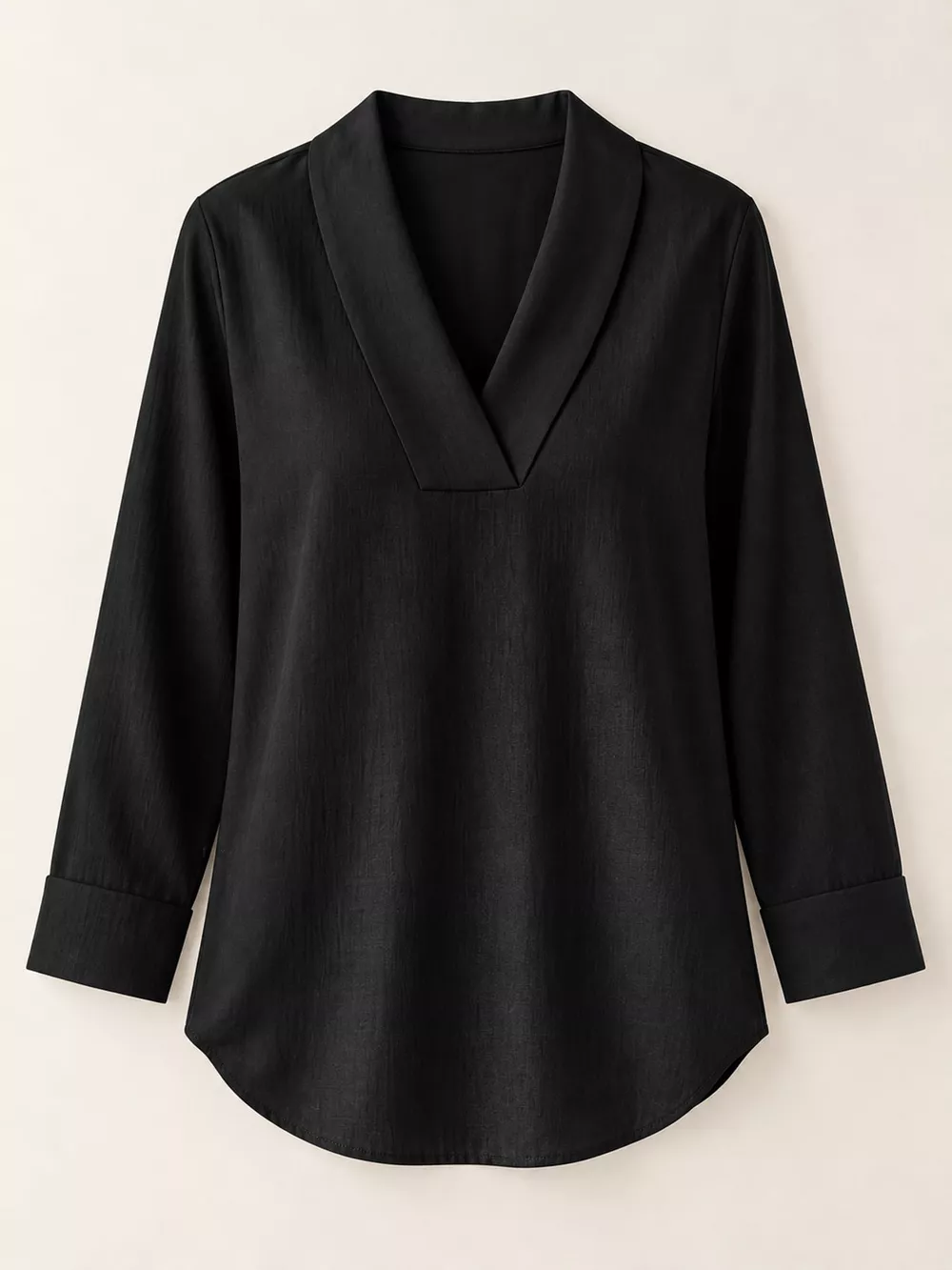 Full Size V-Neck Long Sleeve Blouse Plus Size, image 19