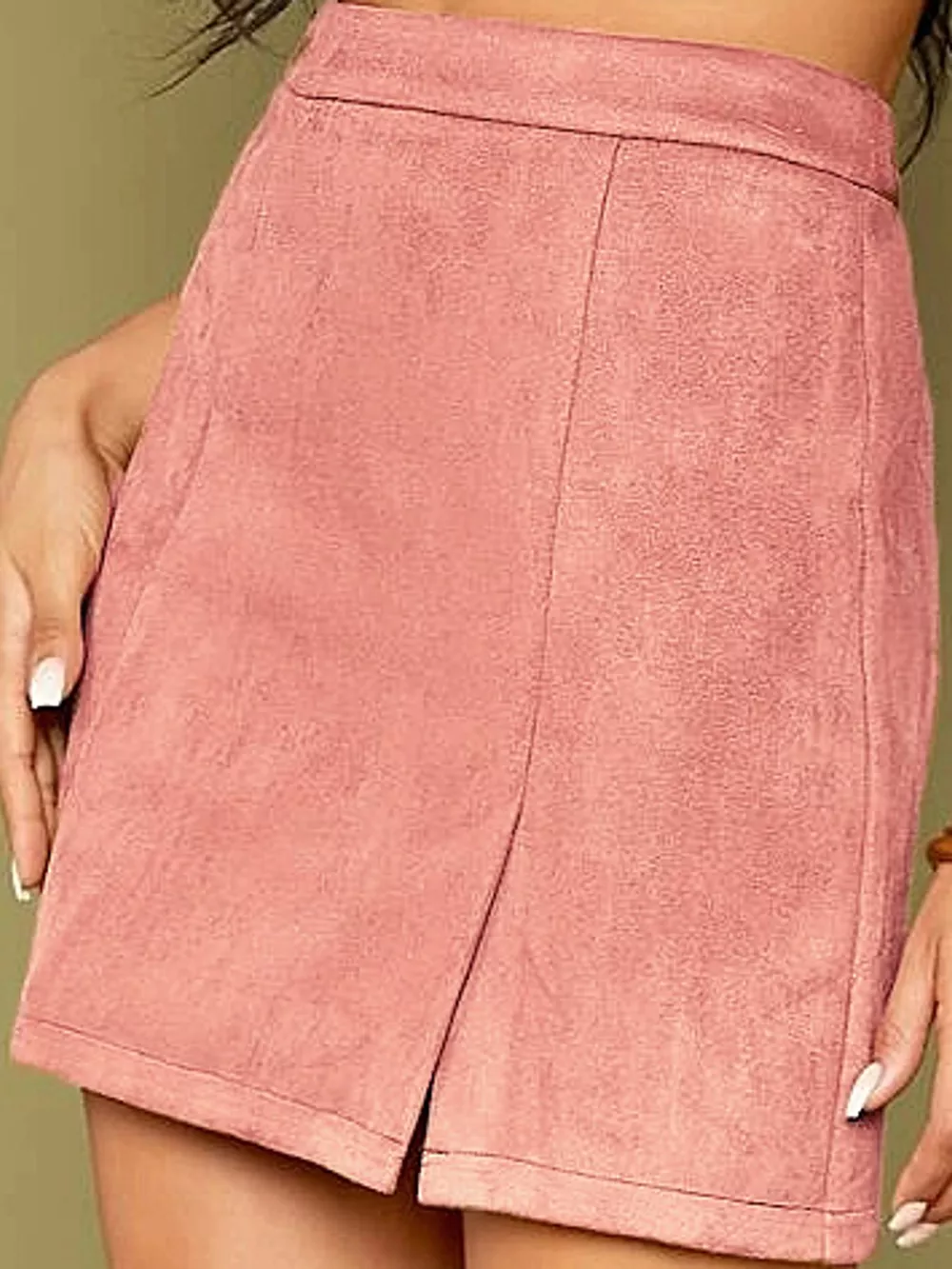 High-Waisted Slit Skirt, image 9