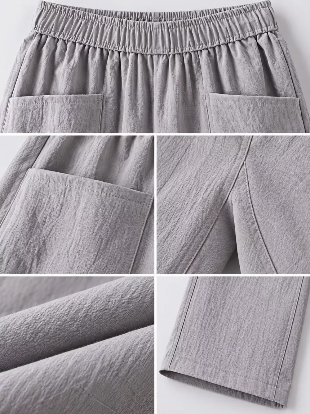 Full Size High-Waisted Elastic Loose Harem Pants Plus Size, image 9