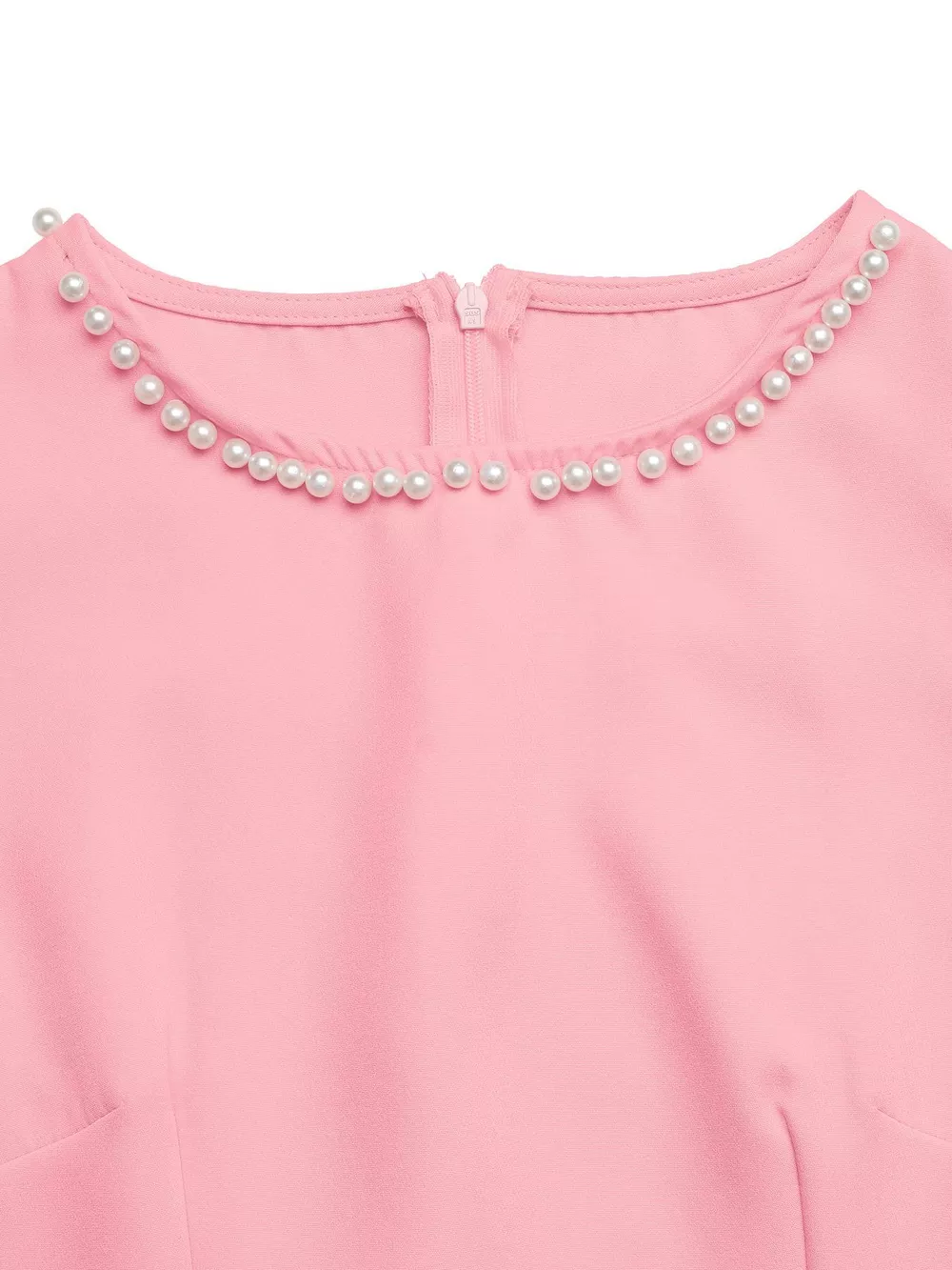 Pearl Trim Sleeveless Mini Dress, image 7