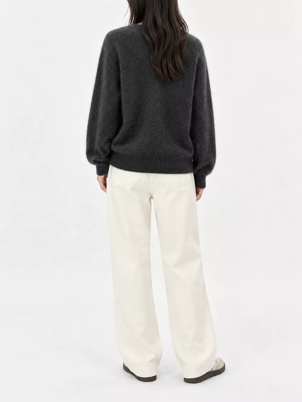 V-Neck Dropped Shoulder Sweater, image 23