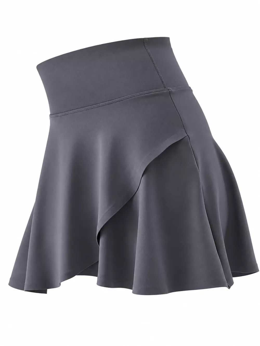 Full Size High-Waisted Flared Athletic Skirt with Breathable Performance Fabric Plus Size, image 23