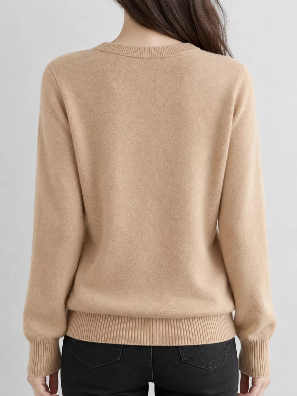 Crew-Neck Button-Down Cardigan, image 23