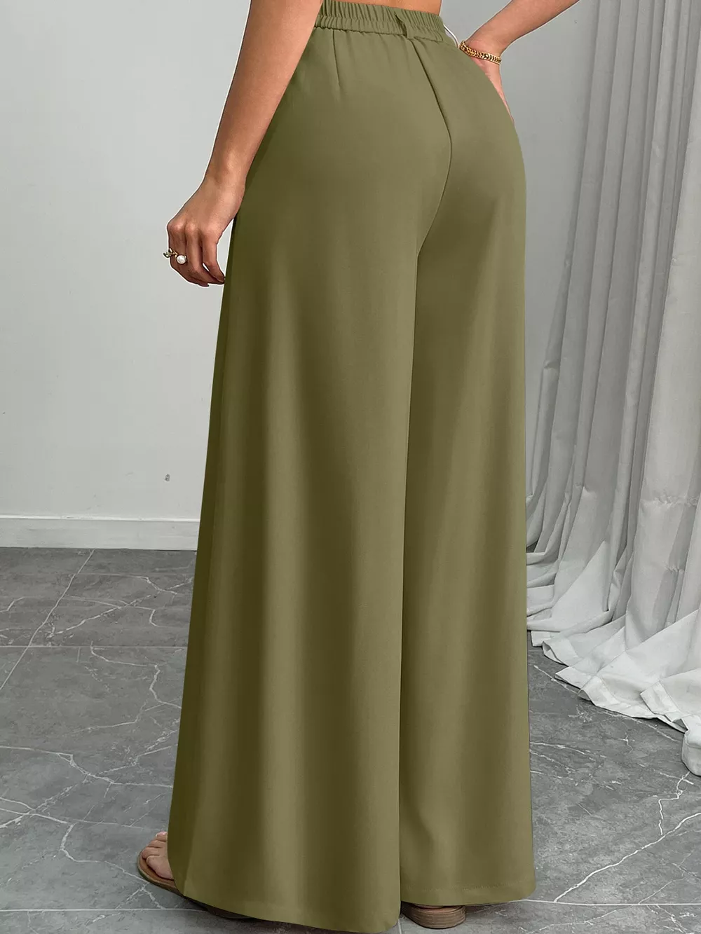 High-Waisted Wide-Leg Pants, image 14