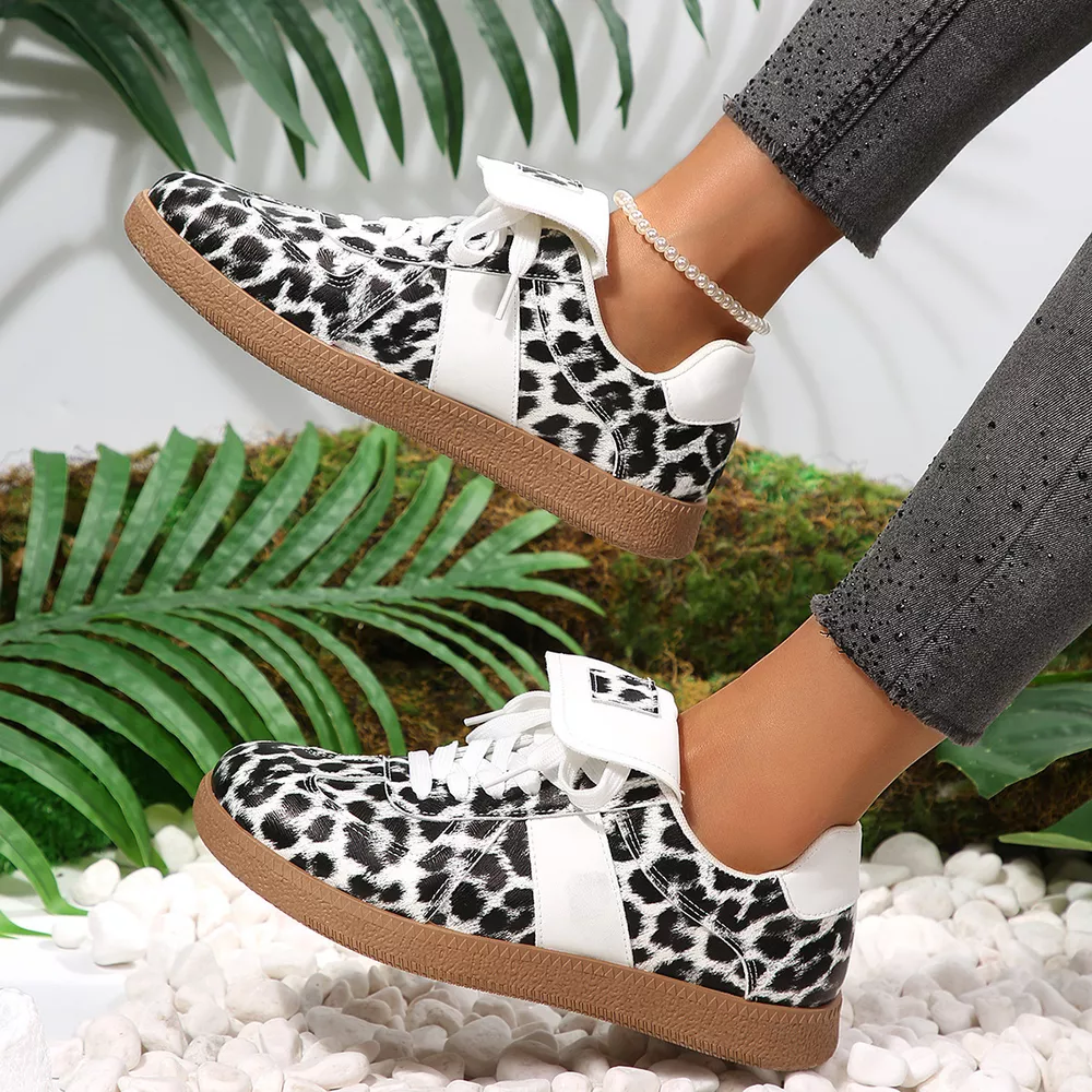 Round Toe Lace Up Sneakers, image 7