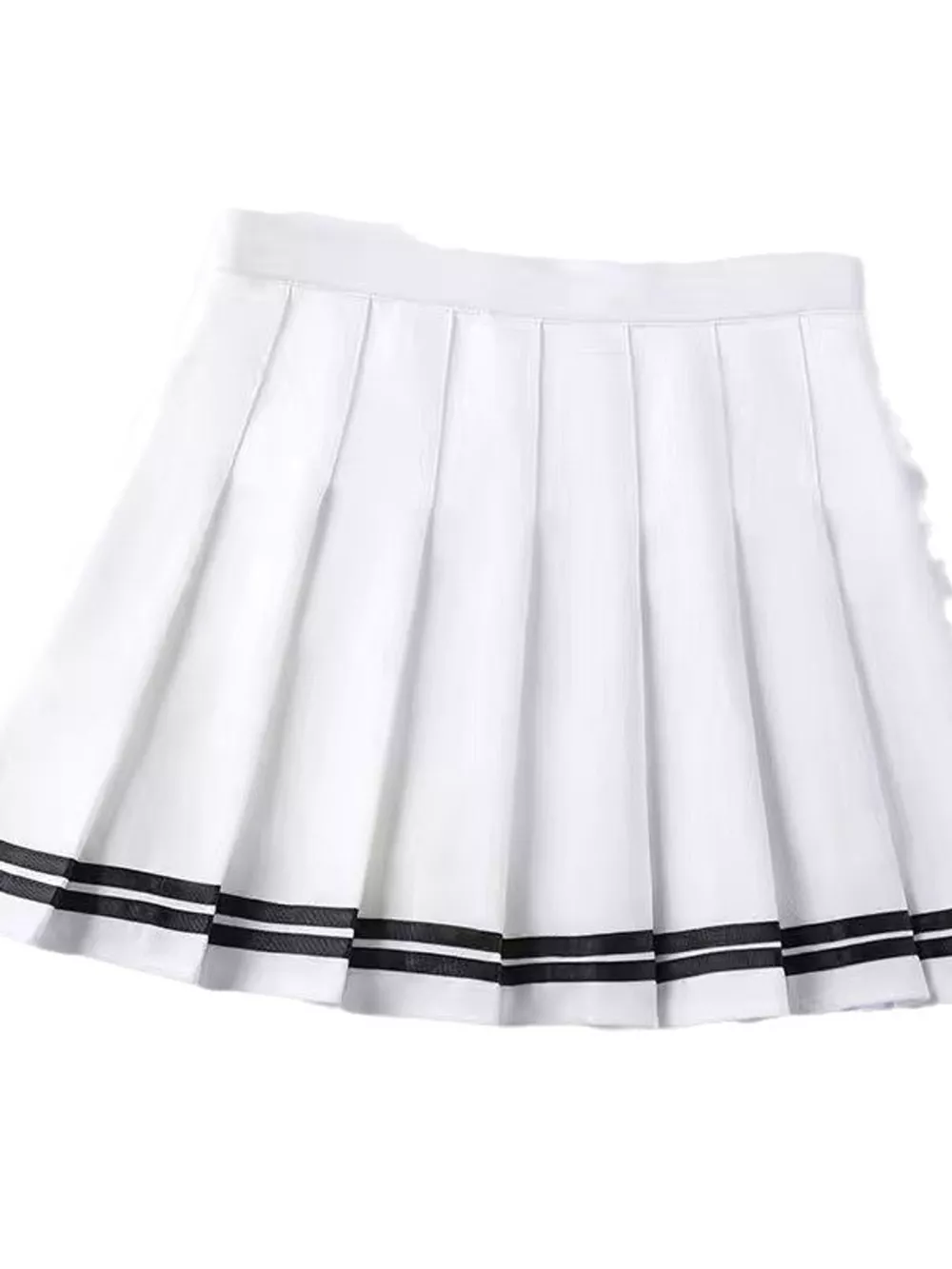 Pleated Striped Skirt, image 16
