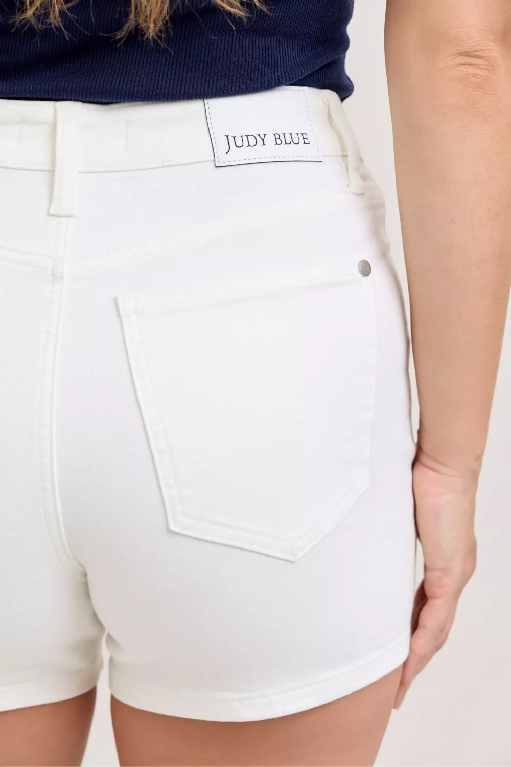 Full Size High-Waisted Slim Short Plus Size, image 3