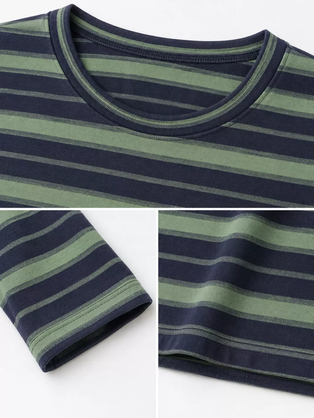 Oversized Striped Crew Neck T-Shirt, image 13