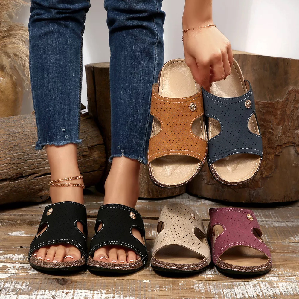 Open Toe Wedge Sandals, image 11