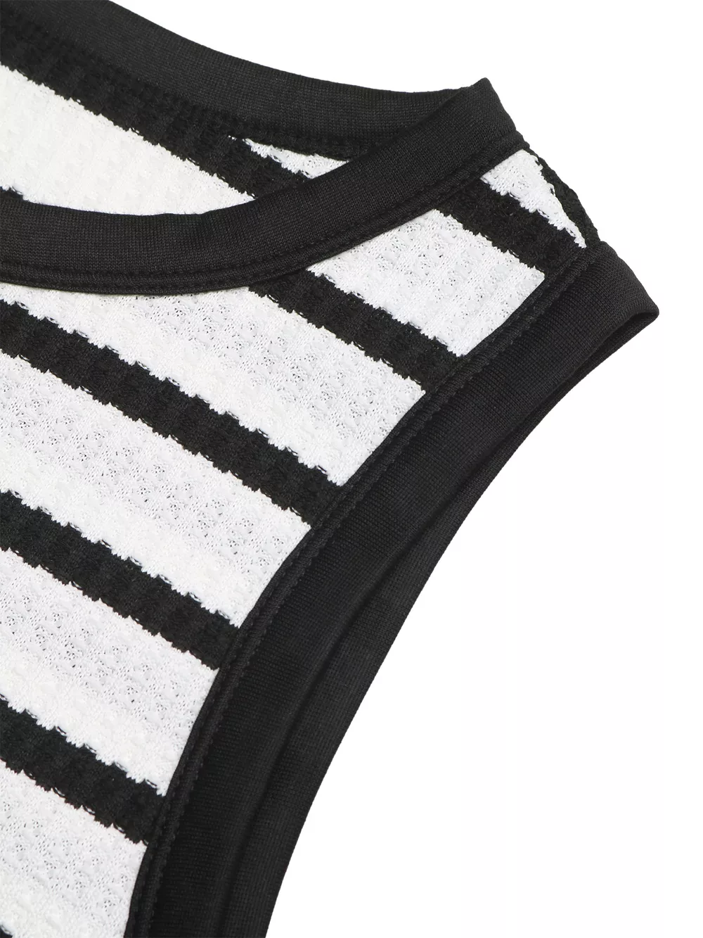 Sleeveless Striped Bodycon Midi Dress, image 8