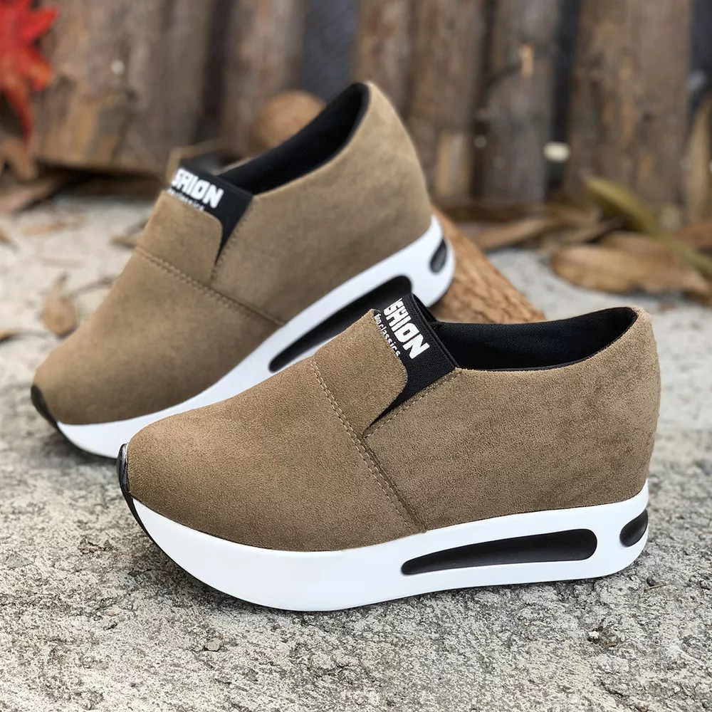 Round Toe Platform Slip-Ons, image 14