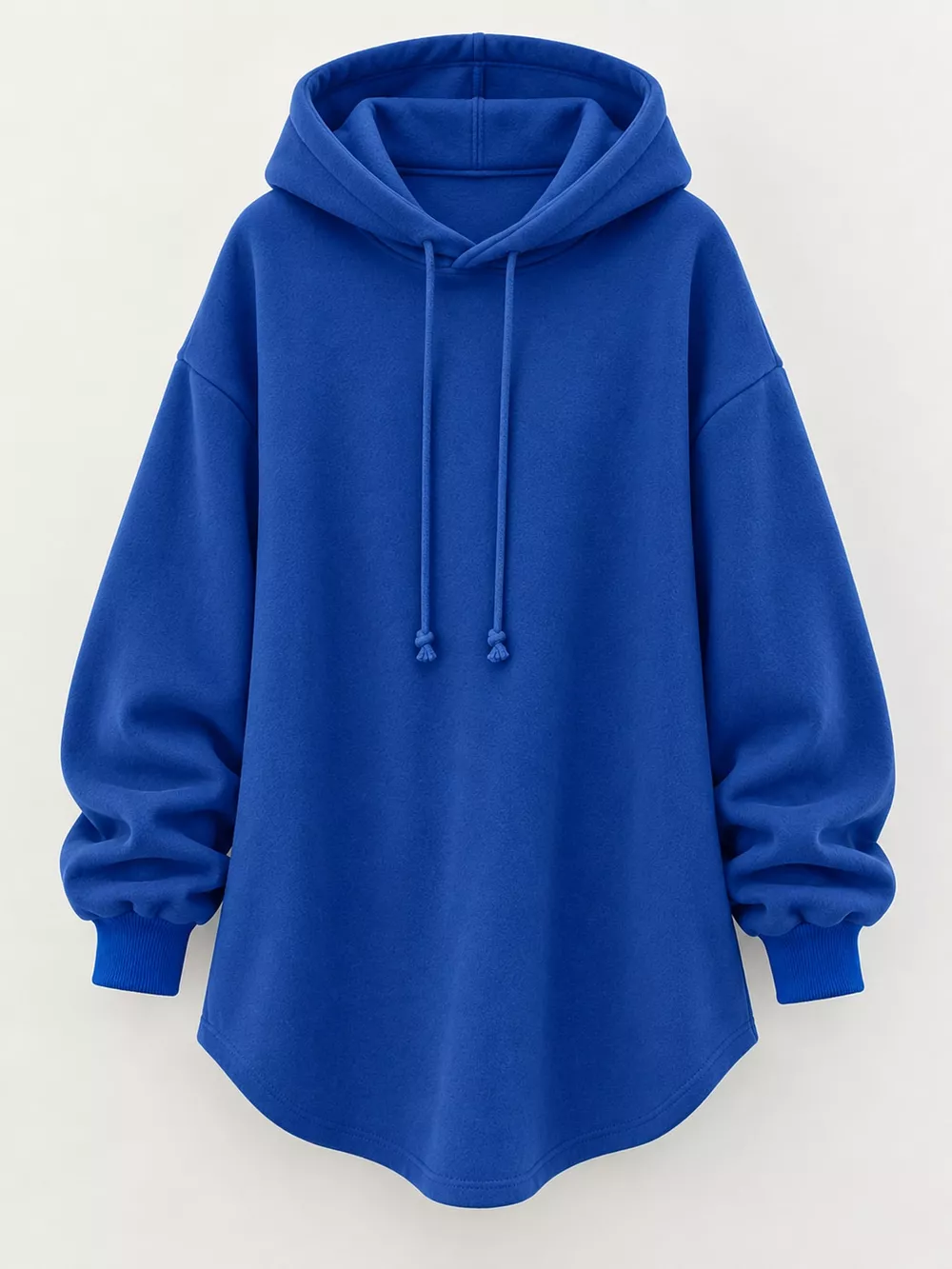 Full Size Drawstring Dropped Shoulder Hoodie Plus Size, image 13
