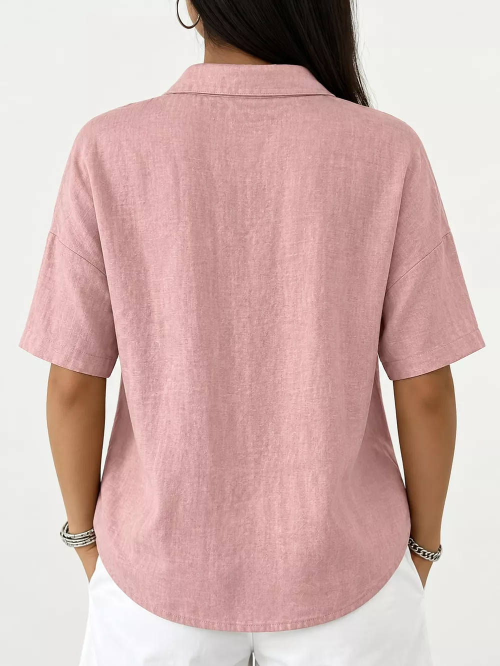 Snap Down Short Sleeve Shirt, image 3