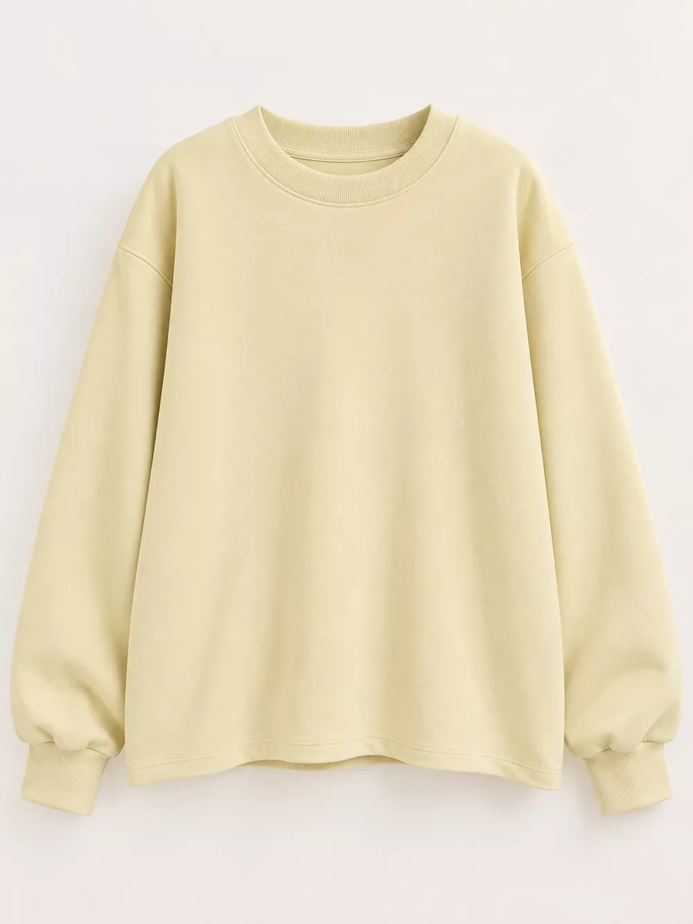 Full Size Solid Color Long Sleeve Sweatshirt Plus Size, image 9