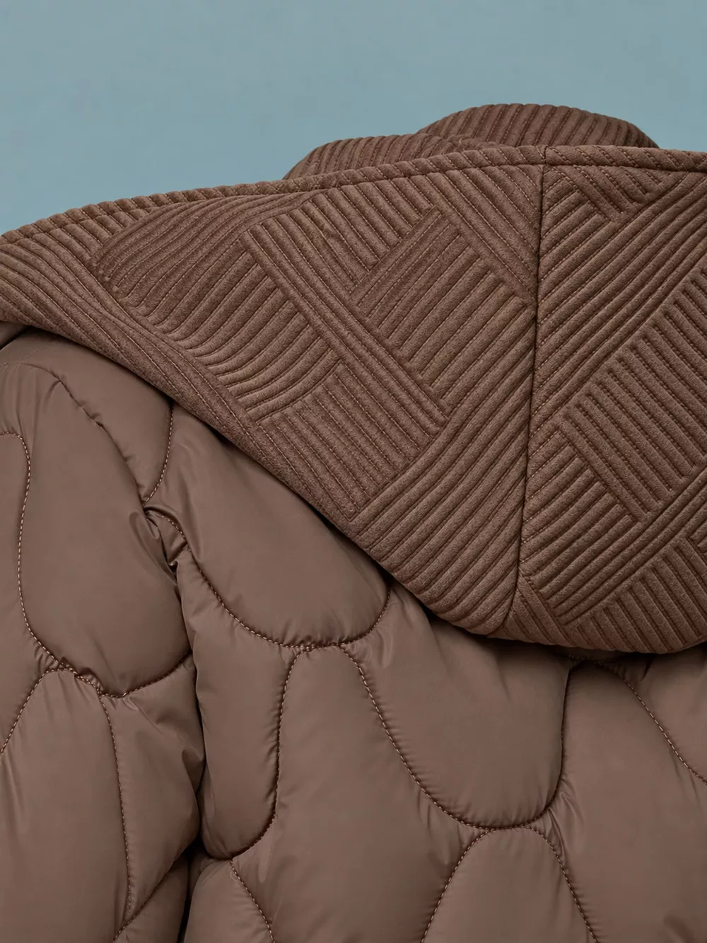 Plus Size Quilted Hooded Puffer Jacket with Snap-Button Closure, image 22